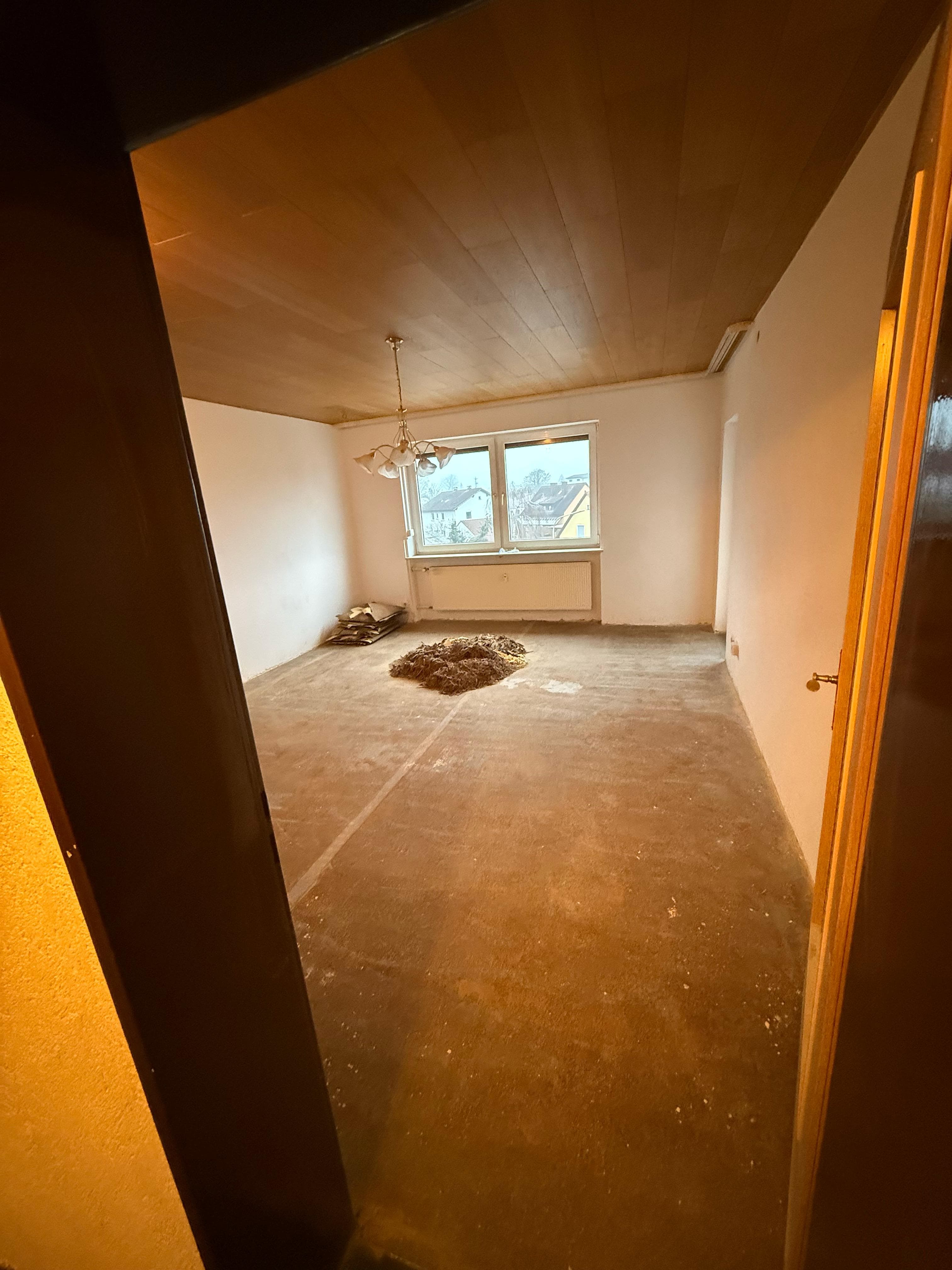 Wohnzimmer, vorher